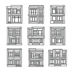 Modern House Set 3