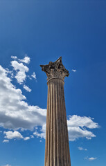 Ancient column in Pompei