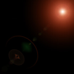 Radiating light breaking through the darkness a beacon of hope against a canvas of night evokes feelings of mystery with