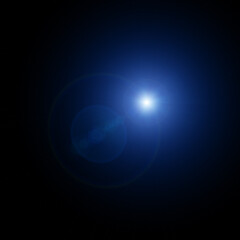 A beacon of hope shines brightly illuminating the darkness with a celestial glow and a sense of infinite possibility
