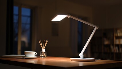 Modern Adjustable LED Desk Lamp for Study and Reading Illumination