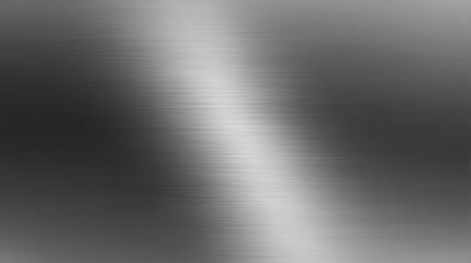 Fototapeta premium Gray gradient background with horizontal textures and brushed metal effect