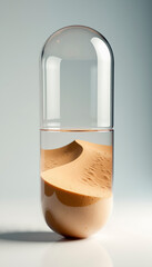 Desert Ecosystem Capsule - Australian Outback Wildlife in Glass Pill
