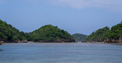 photo of the view of Teluk Asmara beach, Indonesia