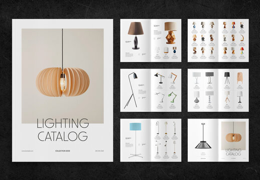 Lighting Furniture Catalog Layout