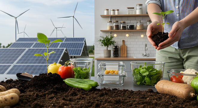 Sustainable Home & Green Energy: Connecting Organic Food Cultivation