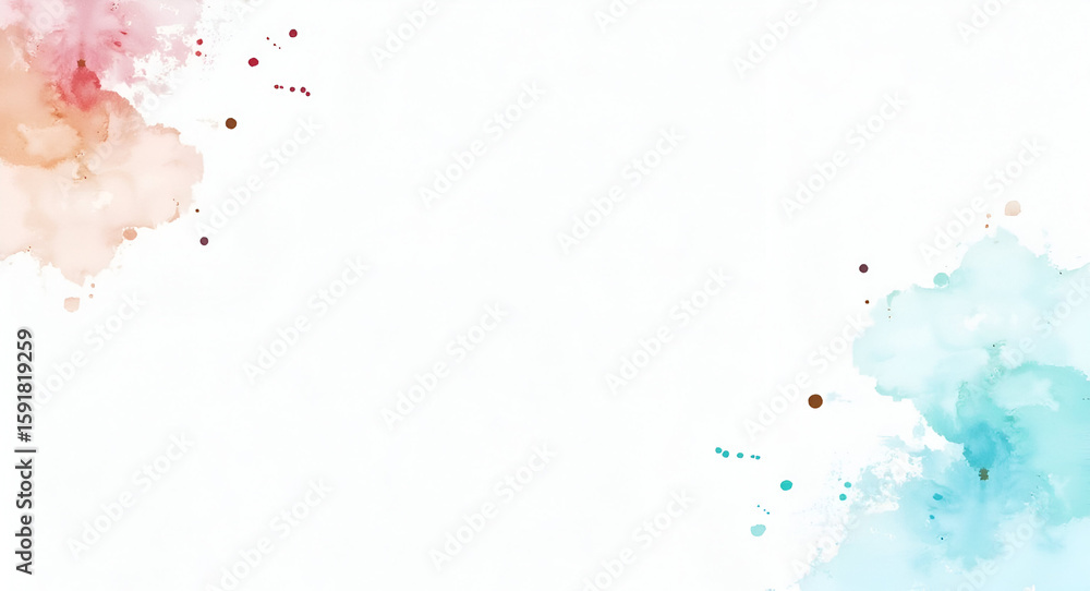 Poster watercolor style realistic depiction of annual business analysis meeting: financial metrics growth o