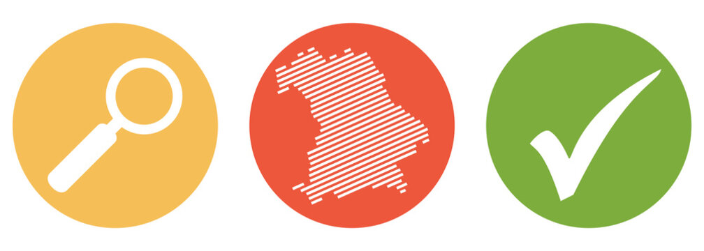 Bundesland Bayern suchen und finden - Button Banner