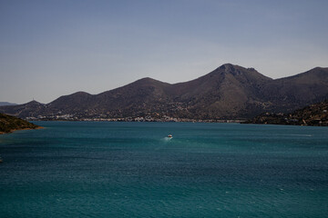 view of the sea and mountains