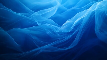 Fototapeta premium Abstract Blue Wave Background with Light and Shadow for Modern Design