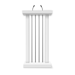 PNG pedestal platform museum dais exhibition showroom light spotlight product gallery geometric block stage cube clean vector pillar column illustration round square isolated background template

