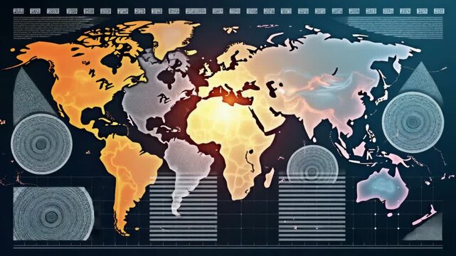 Economic Retaliation Strategies: Visual Overlays of Tariff Impositions, Fiscal Counterattacks, and Market Disruption Analytics in High-Stakes Trade Disputes