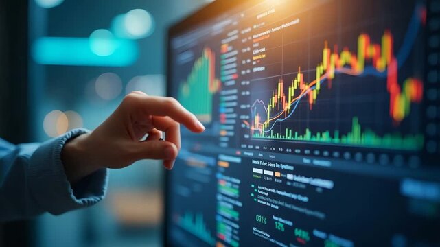 Cross Border Investments: Strategic Market Analysis & Diversified Asset Management for Sustainable Returns - Professional Stock Photo Concept with Empty Space