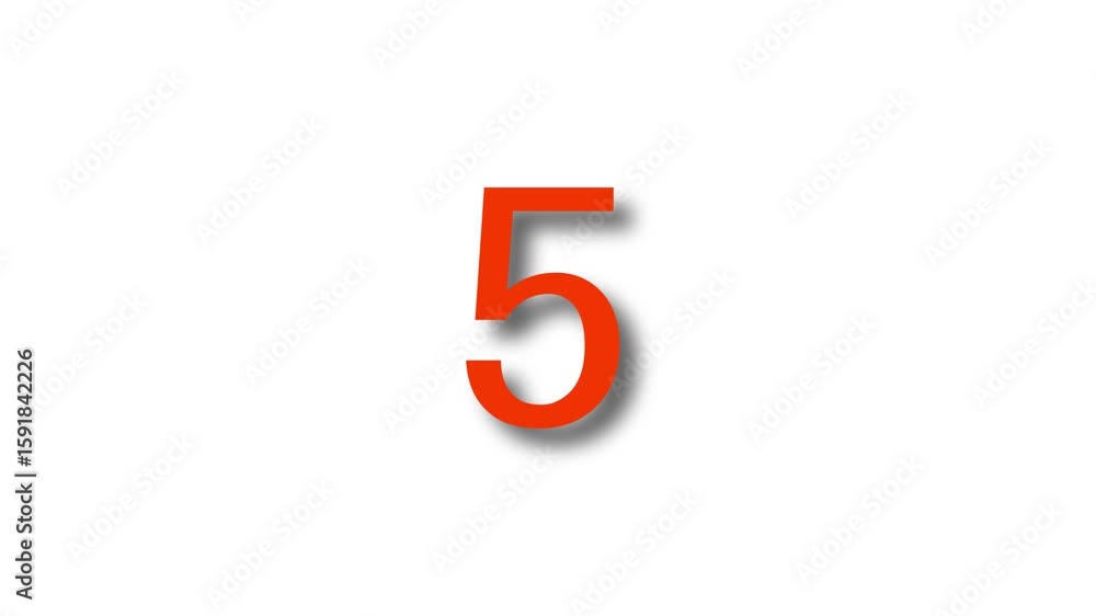 Aufkleber ten seconds countdown animation from 0 seconds to 10 seconds on a transparent background, ten second