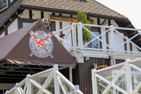 Vancouver, BC, Canada. Vue ext&eacute;rieure du Vancouver Rowing Club.
