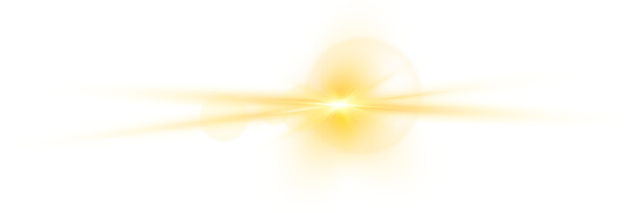 Shine glowing star. PNG Golden Spark isolated	