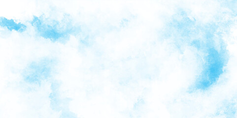 abstract background featuring a soft gradient from vibrant sky blue, Blue pastel sky with white fluffy cloud. Cloudscape background. Soft cumulus clouds backdrop.  Beautiful blue watercolor.