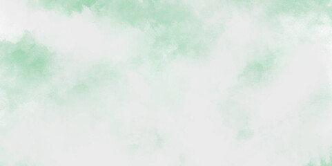 Green wate light blue sky with white background and blurred rcolor background with marbled grunge texture and color splash designWhite and green watercolor grunge texture background. , 