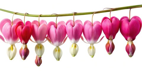 Fototapeta premium Beautiful Frangipani Flowers Forming a Circular Border Around a White Space