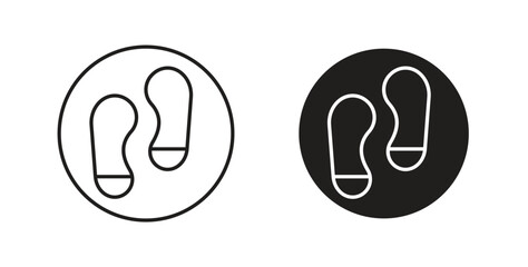 Soles icon for websites and mobile minimalistic flat design.