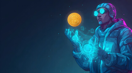 Cyberpunk Bitcoin: Digital Currency in a Futuristic World