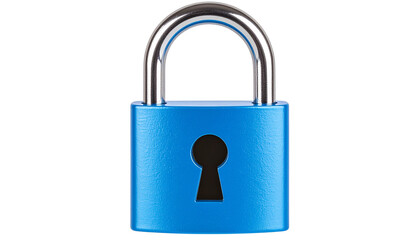 Unlocked Padlock on Transparent Background Representing Digital Access or Security Breach

