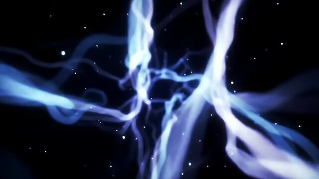 Cosmic Filaments Abstract Interstellar Thread Motion