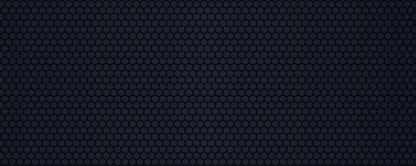 Dark blue hexagonal background. Elegant hexagonal background