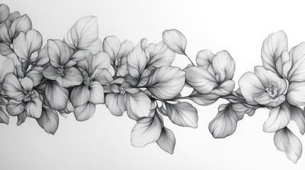 hand drawn flower