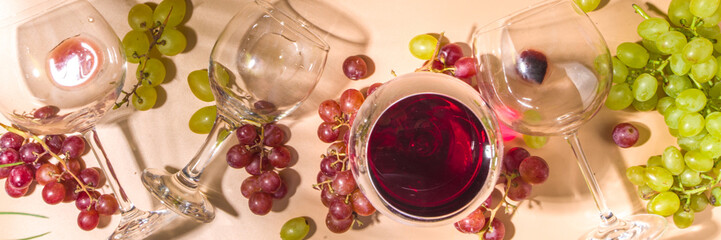 Various wine glasses