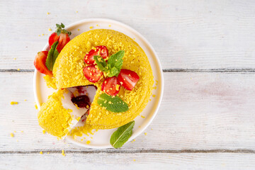 No-bake Upside Down Cheesecake