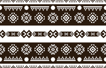 Ethnic Geometric Design.Ethnic Pattern in tribal, folk embroidery abstract art colorful. ornament print. Ethnic Geometric Design for wallpaper,carpet, clothing, fashion, fabric.