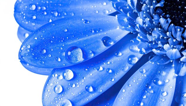 Close-up of a vibrant blue flower (1) - Powered by Adobe