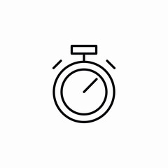 alarm clock icon sign vector