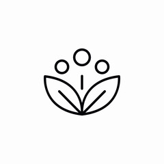 plant fertilizer icon sign vector