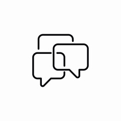 Fototapeta premium text messages icon sign vector