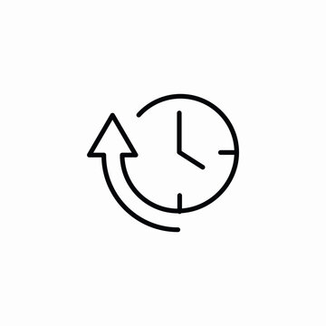 time running icon sign vector
