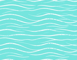 Obraz premium Białe fale na niebieskim tle. Morze, woda. Letnie, wakacyjne tło