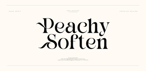 Elegant alphabet letters font logo. Typography luxury classic lettering serif fonts decorative wedding vintage retro logos, design for fashion,beauty shop and brand . vector illustration

