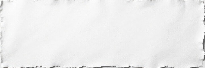 Fototapeta premium Aged white paper, heavily creased, torn edges, grunge texture , damaged, background