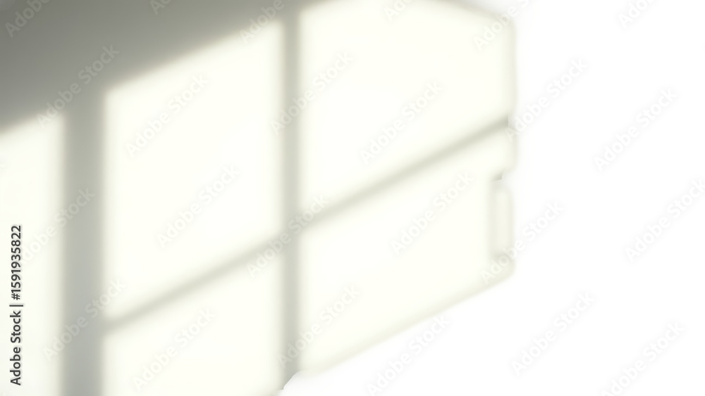 Poster realistic shadow effect for design isolated on white background