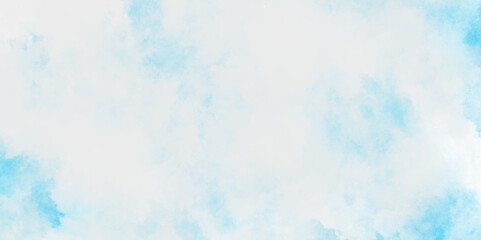 abstract blue watercolor splash stroke background, Light blue background with watercolor, light blue wash with abstract blob design, Cyan watercolour water brash splash texture.