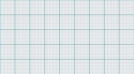Vector millimeter grid with 10 cells in a square. A sheet of graph paper with small squares on a white background. For mathematical, engineering, architectural and technical drawings. Seamless pattern