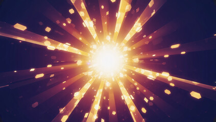 glowing abstract sun burst with digital lens flare.can your adjust the color of the light rays using adjustment layer like Gradient Selective Color, and create sunlight, optical flare