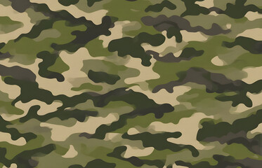 camouflage texture, dark background, khaki, green, military style, fashionable protective design