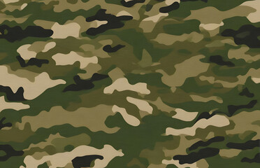 camouflage texture, dark background, khaki, green, military style, fashionable protective design