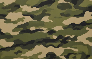 camouflage texture, dark background, khaki, green, military style, fashionable protective design