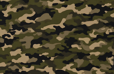 camouflage texture, dark background, khaki, green, military style, fashionable protective design