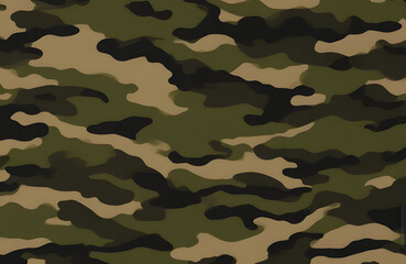 camouflage texture, dark background, khaki, green, military style, fashionable protective design