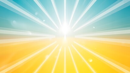 Abstract sunny background with light rays and gradient for summer and spring use